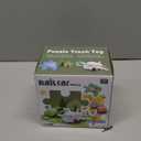 Plastic Floor Puzzles for Kids with Airplane Toy Car, Puzzle Track Car Play Set, Educational Toys for 3 4 5 6 Year Old Boys, 3 4 5 6 Year Old Boy Birthday Gift, Kids Toys Boys 3-5