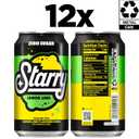 Starry Zero Sugar Lemon Lime Soda, 12 Fl Oz Cans (Pack of 12)