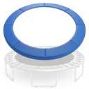 Trampoline Pad Replacement 10ft 12ft 14ft 15ft, Waterproof UV Resistant Trampoline Spring Cover, Round Frame Safety Pad with Thick Foam, Trampoline Replacement Parts & Accessorie
