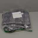 jinchan 95% Blackout Boho Curtains 63 Inch Length for Bedroom White on Blue Geometric Printed Grommet Top Room Darkening Thermal Insulated Window Drapes 2 Panels