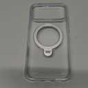 TORRAS 360 Magnetic Stand for iPhone 17 Pro Max Case, Fit for MagSafe, Non-Yellowing Clear Case for iPhone 17 Pro Max Phone Case with Kickstand & Camera Control, Hard PC Protection, Q3 Spin