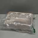 Rattan Tissue Box Cover, Rectangular Wicker Tissue Box Holder, Decorative Woven Facial Tissue Holder for Bathroom, Kitchen, Living Room, Bedroom (Whitewash)