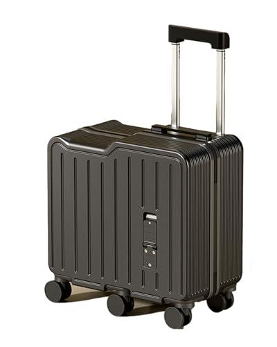 BOJUEGZI 20" Ride-On Suitcase for Kids, Kids Luggage with Spinner Wheels for Boys Girls Ride on Toddler Luggage Travel Rolling Ride on Suitcase(Black)