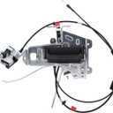 ApplianPar Passenger Side Sliding Door Latch Lock and Handle Cable Assembly for Ford E150 E250 E350 1992-2019