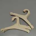 20 PCS Wooden Baby Clothes Hangers with 7 PCS Baby Closet Dividers, Cute Toddler Infant Children Kids Clothes Hangers for Kids Coats, Pants and Jackets, Wood Color