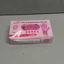 Powder-Free Nitrile Gloves, 3-mil, Disposable Nitrile Gloves, Latex-Free, Powder-Free - Pink/Fuchsia (XS)