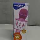 Move2Play, Kids Karaoke Microphone | Includes Pre-Loaded Songs & Bluetooth | Kids Birthday Party Gift | Toy for All Ages 2, 3, 4, 5, 6+ Year Old Girls, Boys & Toddlers (White/Pink)