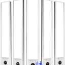 EZVALO 5Pack Under Cabinet Lighting, 2400mAh Rechargeable Motion Sensor Light, 10inch Magnetic Closet Lights with Dimmable & 3 Color Temps, Wireless Motion Activated Lights with Remote for Kitchen