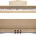 Anndles Digital Piano Keyboard for Beginners & Professionals, Electric Piano with Sliding Cover Design, 88 Keys Digital Piano Headphone Jack,Three Pedal (Beige)