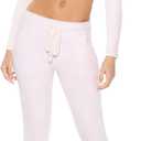 Forever 21 Women's Fuzzy SweaterKnit Joggers, Blossom, Large