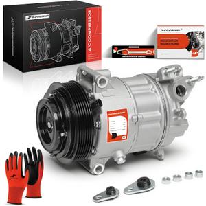 A-Premium Air Conditioner AC Compressor with Clutch Compatible with Chrysler Pacifica 2017-2022, Voyager 2020-2022, 3.6L
