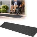 Ruedamann 1.4" Rise Threshold Ramps for Doorways, 35.5'' Wide Rubber Ramp