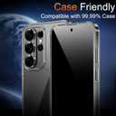 TZGZT 2 Pack for Samsung Galaxy S26 Ultra Privacy Screen Protector, Private Tempered Glass Film, Aluminum Metal Camera Lens Protector Accessories, Automatic 0 Bubble Installation, Case Friendly