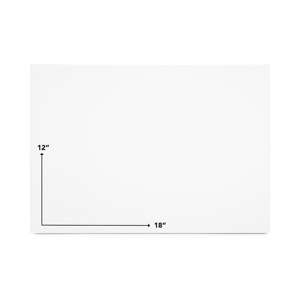 Showcase 60Ib Matte Litho V03459 Pressure Sensitive Paper, Permanent Adhesive. Scored Liner 12x18/ 100 sheets