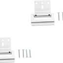 Hemoton 2pcs Heavy Duty Security Door Lock Aluminum Alloy Door Latch Home Security Lock Theft