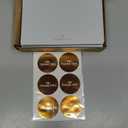 RUN2PRINT Thank You Cards with Envelopes & Gold Foil Stickers  36Pack Flat Dusty Blue Cards (46)  Embossed Italian Textured Thick Paper  For Weddings, Business & Every Occasion (Pigeon Blue, Pack of 36)