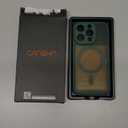 CANSHN Magnetic Compatible with iPhone 15 Pro Case, Upgraded [Full Camera Protection] [Compatible with Magsafe] [Translucent Matte] Shockproof Protective Phone Case Cover 6.1 Inch - Deep Green