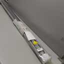 Persilux Cordless Zebra Blinds for Windows (58" W X 72" H, Grey) Free-Stop Roller Windows Shades Dual Layer Light Control for Day and Night, Light Filtering Sheer Shades for Home