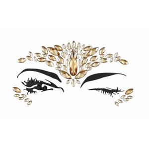 face jewels for makeup Festival Wedding Face Gems Temporary Tattoos mermaid halloween Bindi Fusion Headpiece Body Jewellery bindi face jewel(Topaz gold/SR16) face jewels for makeup Festival Wedding Face Gems Temporary Tattoos mermaid halloween Bindi Fusion Headpiece Body Jewellery bindi face jewel(Topaz gold/SR16)