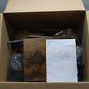 VASAGLE Side Table with Charging Station, 3-Tier End Table with USB Ports and Outlets, Nightstand for Living Room, Bedroom, 11.8 x 13.4 x 22.8 Inches, Plug-in Series, Rustic Brown and Black