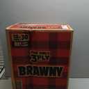 Brawny Tear-A-Square 3-Ply Paper Towels, 12 XL Family Rolls = 30 Regular Rolls, Strong, Absorbent, and Durable with 3 Sheet Sizes (Quarter, Half, Full)
