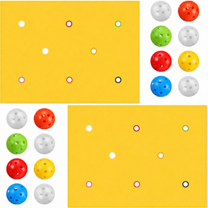 Tradder2set Hole Tarp Team Bul Teamwork Group Activities (yellow)