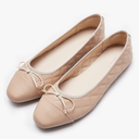 Women's Round Toe Ballet Flats Comfortable Bow Dressy Flats Shoes for Women (Size 8)