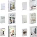 6PCS Decorative Books for Coffee Table-Faux Books for Decoration-Coffee Table Decor-Hardboard Fake Decorative Book for Bookshelf Home Decor Display