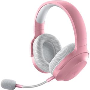 Razer Barracuda X Wireless Gaming & Mobile Headset (PC, PlayStation, Switch, Android, iOS): 2.4GHz Wireless + Bluetooth - Lightweight - 40mm Drivers - Detachable Mic - 50 Hr Battery - Quartz Pink