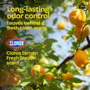 Glad Medium Trash Bags, 8 Gallon, Lemon Fresh Bleach Garbage Bags, Resists Bacterial Odors with Drawstring, 80 Count