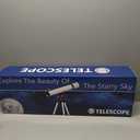 Telescope 70mm Aperture and 700mm Focal Length - Professional Astronomy Refractor Telescope for Beginners - with Phone Mount,Stainless Tripod,Handbag,Metal 5X Barlow Lens,Filter