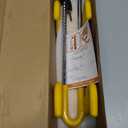 Tevlaphee Steering Wheel Lock - Heavy Duty Antitheft Device and Car Security Lock with Adjustable Locking and 3 Keys - Great Vehicle and Truck Deterrent (Yellow)