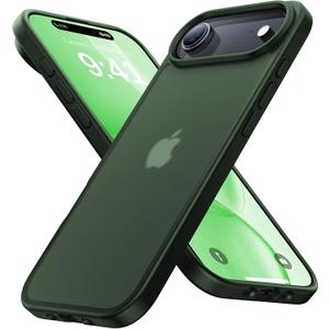 for iPhone Air Case [16FT Military-Grade Protection],[Comfortable Touch] Non-Slip, Anti-Scratch, Slim Frosted Matte Translucent Protective Cover,Phone Case for iPhone 17 Air,Green