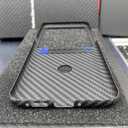 Ultra Slim Case for Motorola Razr Ultra 2025, Made of Real Aramid Fiber, Soft Touch, Tough Durable Carbon Bumper Black