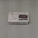 KWANWA Kids Alarm Clock, White LED, Battery, Auto-Night Mode, 12Hr/24Hr, Small, Travel, Bedside, Wall-Mount/Table-top, Easy to Read