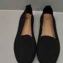Women's Sparkly Flats Shoes Shiny Mesh Loafers Shoes Soft Memory Foam Flats, Size 8 US