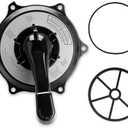 YEHERIT SPX0710XBA17 Key Cover and Handle Assembly with Gasket and O-Ring Compatible with Hayward SP0710, SP0710X, SP0711, SP0712 1-1/2" Vari-Flo Multiport Valves, Black