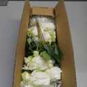 4 Bundles Artificial Peonies Silk Flowers, White Faux Peony Bouquet Florals Arrangements Decor for Farmhouse Home Boho Wedding Table Centerpiece, Fake Plastic Flowers Bulk Vase Decoration (White)