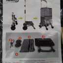 Compact Hand Truck for Transporting Luggage, Travel, and Shopping, No Storage Bag(with Storage Bag)