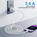 iPhone Lightning Cable 6FT, [Apple MFi Certified] iPhone Cable Fast Charging Cord for iPhone 14 13 12 11 Pro Max XS XR X 8 7 6 Plus SE and More