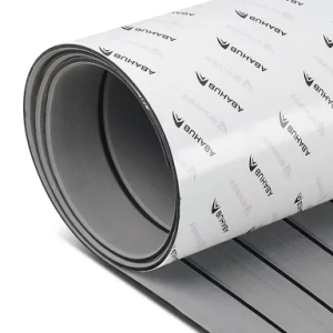 OCEANBROAD EVA Foam Boat Flooring with 3M Adhesive Backing Marine Self-Adhesive Decking 96''x45.6''/36''/28.8''/16.8'', 48''x16.8'' Faux Teak Sheet for Jon Boats Swim Platform Helm Pad RV Floor (96x36 Inch )