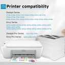 67XL Ink Cartridges Black/Color Combo Pack Replacement for HP Ink 67 XL fit for HP67 DeskJet 2827e 2855e 4227e 4255e 2700 2700e 2752 2742e 2755 2755e 4100 4152e 6000 6055e 6052 6400 6455e Printer