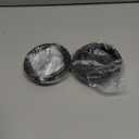 Matte Black Iron Candle Plate, Set of 2, Metal Saucer Style Candle Holder for Pillar/Scented/Flameless/Ball Candles, Decorative Candle Stand for Table Centerpiece