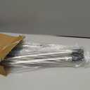 Garden Rake for Leaves, Heavy Duty Metal Adjustable Leaf Rake for Lawns, Long Handle 33"-69" with Expandable Head 8"-15",Garden Tools for Yard Lawn Shrub Garden Beds