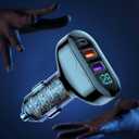 ACECAR 58.5W Car Charger 4-Port USB C & USB-A Car Charger Adapter PD/QC Multi Port Fast Charging Cigarette Lighter Adapter for iPhone 16/15/14 Pro Max, Samsung S24/S23/S22, iPad, Android (AAC)