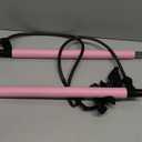 Multifunctional Pilates Bar - Adjustable Fitness Bar Set | Lightweight Pilates Stretch Elastic Fusion Bar, Easy Installation Portable Workout Bar Fitness Supplies for Women, Men, Boys, Girls (pinkaa)