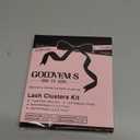 Goddvenus Lash Clusters Kit Wispy Lash Extension Kit Waterproof Lashes Clusters DIY Eyelash Clusters Kit with Natural Individual Eyelashes, Lashes Glue Bond and Seal and Lash Tweezers (D Curl 192pcs)