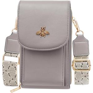 CrossBody Bags with Touchscreen Cell Phone Purse Window Zipper Pocket,RFID Blocking Card Holder iPhone bag for Women