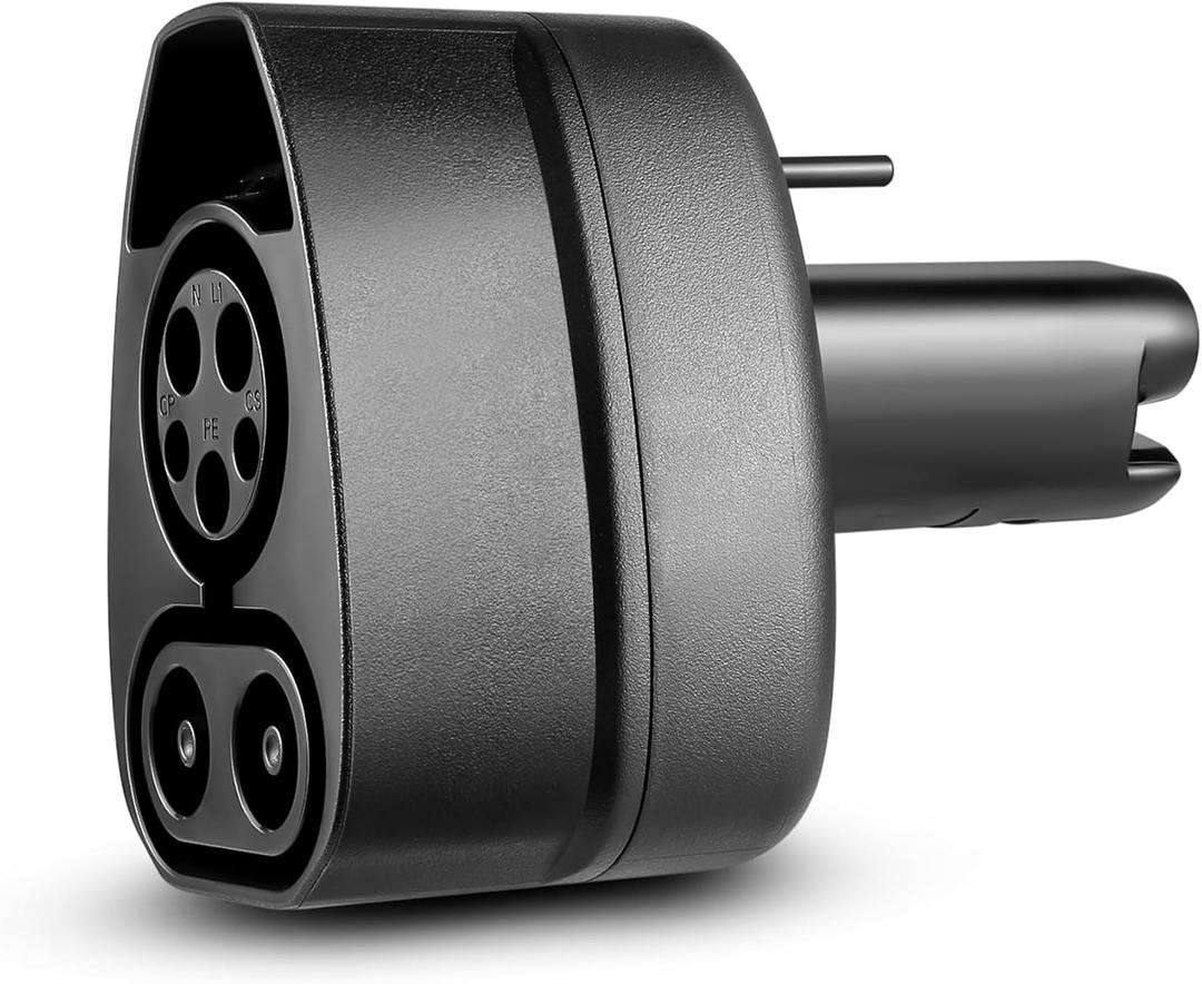 Lectron CCS to NACS Adapter for Tesla Model S, 3, X, Y & All NACS EVs (500A / 1,000V)  UL 2252 Certified CCS1 Fast Charger Adapter  Not Compatible with Cybertruck (Black)