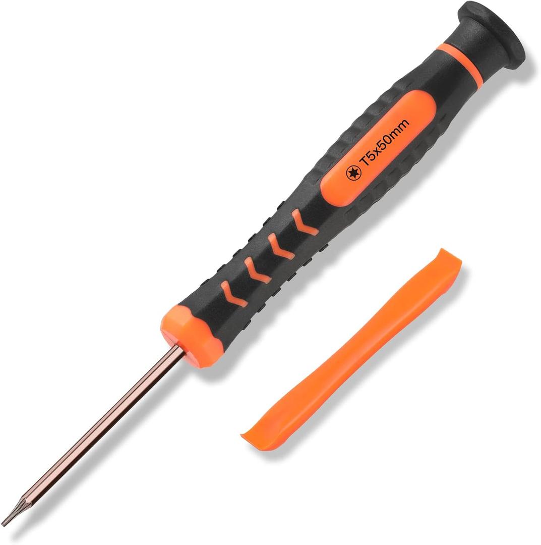 JOREST Single Precision Screwdriver, T5/ P5/ Y00/ T6/ T8/ T9/ T15 Torx Security with a Spudger, Tool for PS3/ 4/ 5, Switch, Xbox, Wii, Laptop, Macbook, etc, to Repair, Clean, Replace Parts